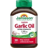 JAMIESON SUPER GARLIC OIL 1500 mg 1×100 cps, complément alimentaire