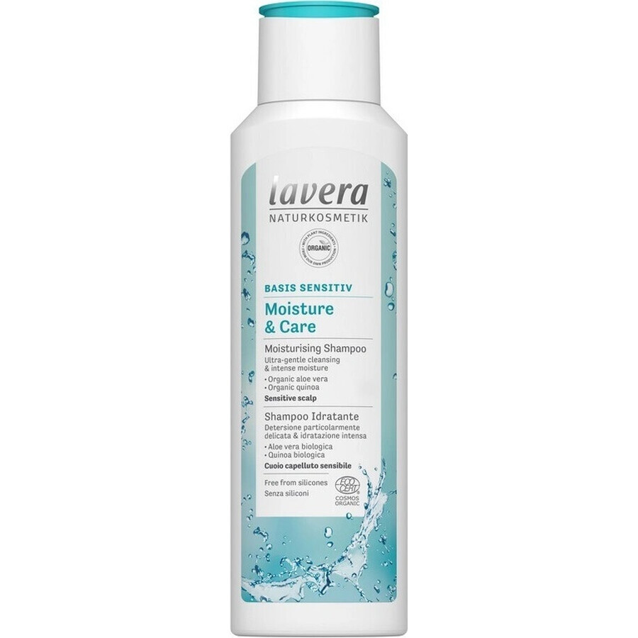 lavera Basis Shampoo Moisture & Care 1×250 ml, shampoo