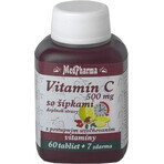 MedPharma VITAMINA C 500MG cu săgeți 1×37 tbl, eliberare treptată