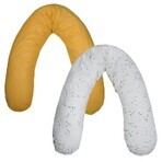 EKO Coussin d'allaitement Jaune moutarde 1×1 pc, 100% coton