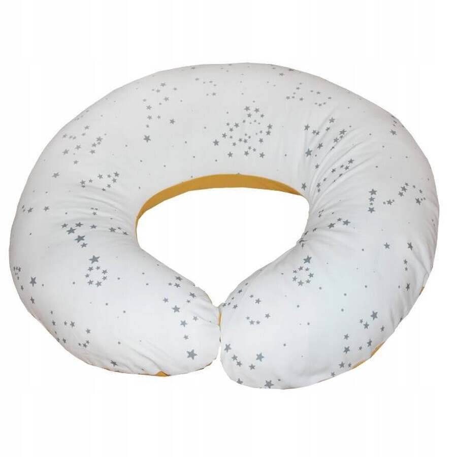 EKO Coussin d'allaitement Jaune moutarde 1×1 pc, 100% coton