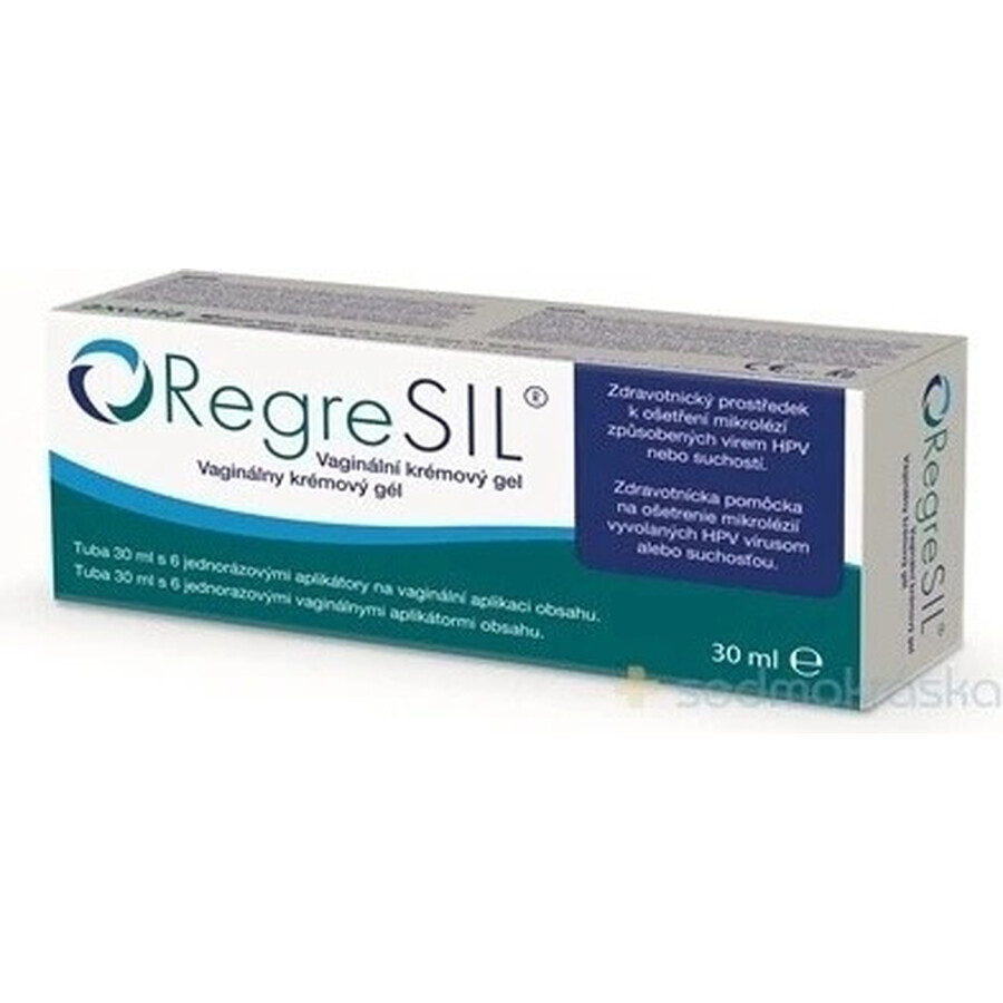 Set RegreSIL 1×1, gel-crème vaginal 30 ml + 6 applicateurs