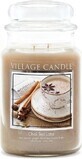 Village Candle Bougie parfum&#233;e en bouteille - Chai Tea Latte - Th&#233; au lait &#224; la cannelle, grand 1&#215;1 pc