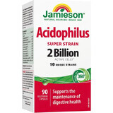 JAMIESON SUPER STRAIN ACIDOPHILUS 1×90 cps, complément alimentaire