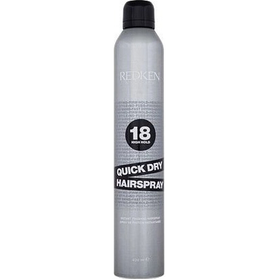 Redken Quick Dry Strong Hold Hairspray Quick Dry 1×400 ml, hairspray