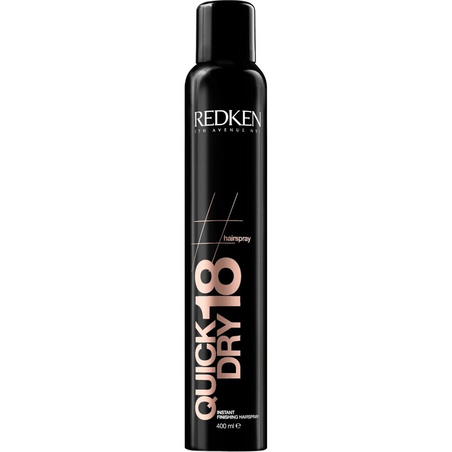 Redken Quick Dry Strong Hold Hairspray Quick Dry 1×400 ml, hairspray