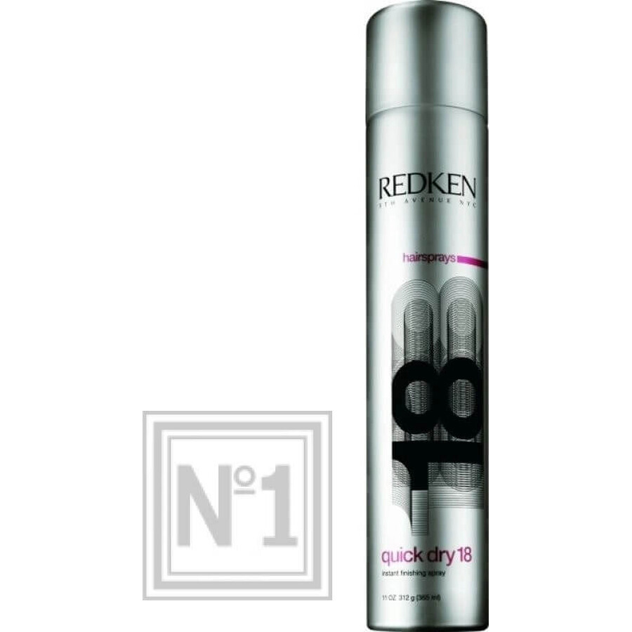 Redken Quick Dry Strong Hold Hairspray Quick Dry 1×400 ml, hairspray