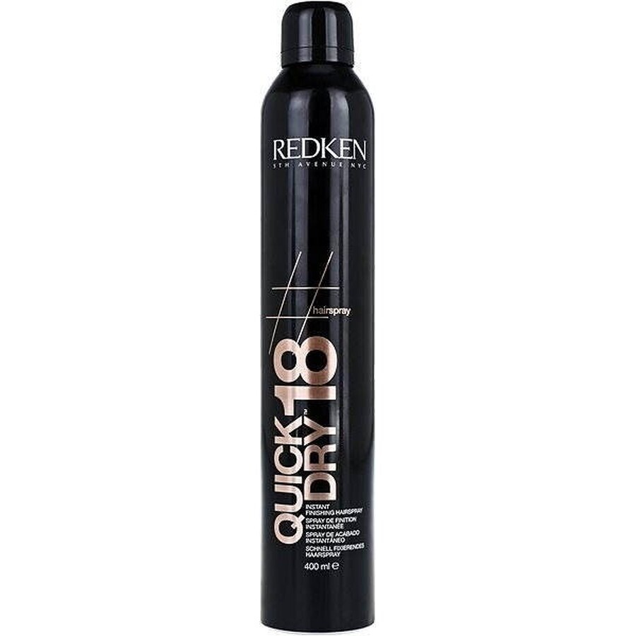 Redken Quick Dry Strong Hold Hairspray Quick Dry 1×400 ml, hairspray