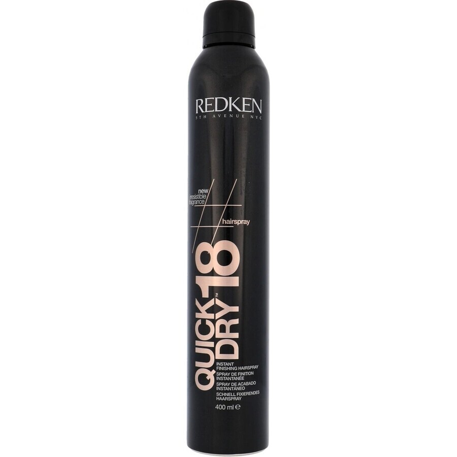 Redken Quick Dry Strong Hold Hairspray Quick Dry 1×400 ml, hairspray