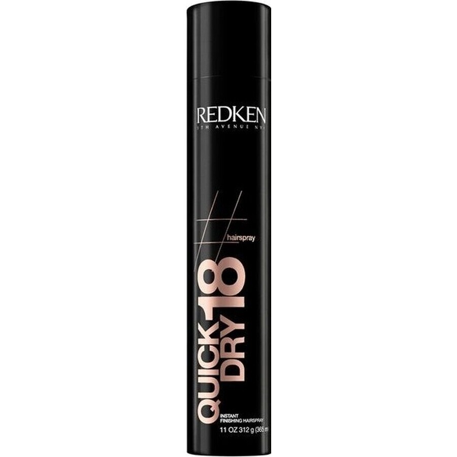 Redken Quick Dry Strong Hold Hairspray Quick Dry 1×400 ml, hairspray