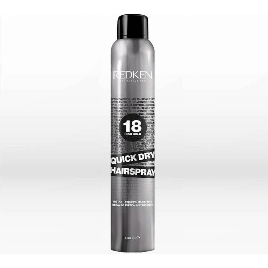 Redken Quick Dry Strong Hold Hairspray Quick Dry 1×400 ml, hairspray