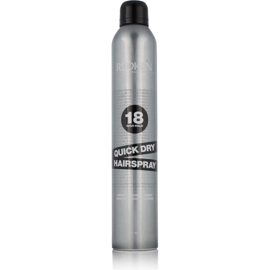 Redken Quick Dry Strong Hold Hairspray Quick Dry 1×400 ml, hairspray