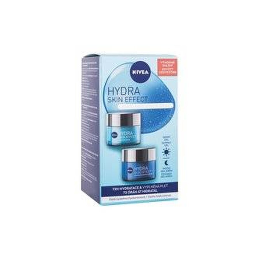 Nivea Gel hidratant de zi + noapte Hydra Skin Effect 2x50ml 1×2x50ml, hidratant