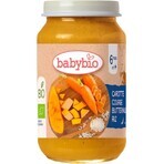 BABYBIO carotte, potiron et riz 1×200 g, snack végétal bio