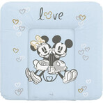 CEBA Disney Minnie & Mickey Blau 1×1 Stück Weiche Ersatzmatte für Kommode (75x72)