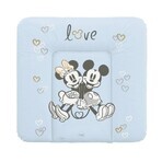 CEBA Disney Minnie & Mickey Blau 1×1 Stück Weiche Ersatzmatte für Kommode (75x72)