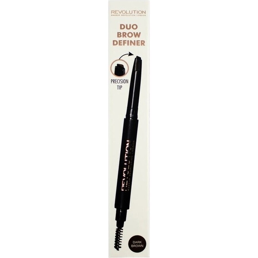 Crayon à sourcils Revolution Duo Brown 1×1 pc