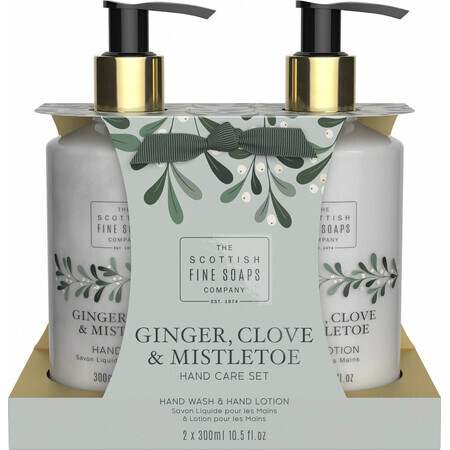 Coffret de soins pour les mains Scottish Fine Soaps - Gingembre, clous de girofle et gui 1×1set