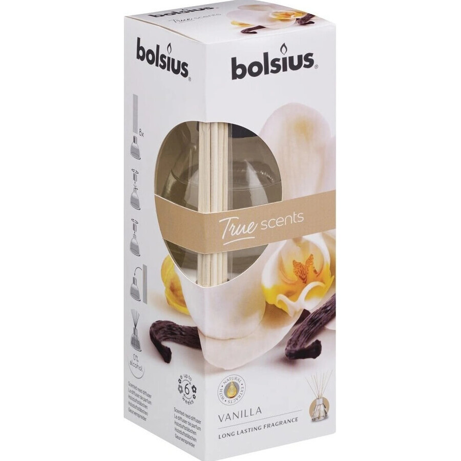 Bolsius Aromatic 2.0 Diffusore 45 ml Vaniglia 1×45 ml, diffusore aromatico