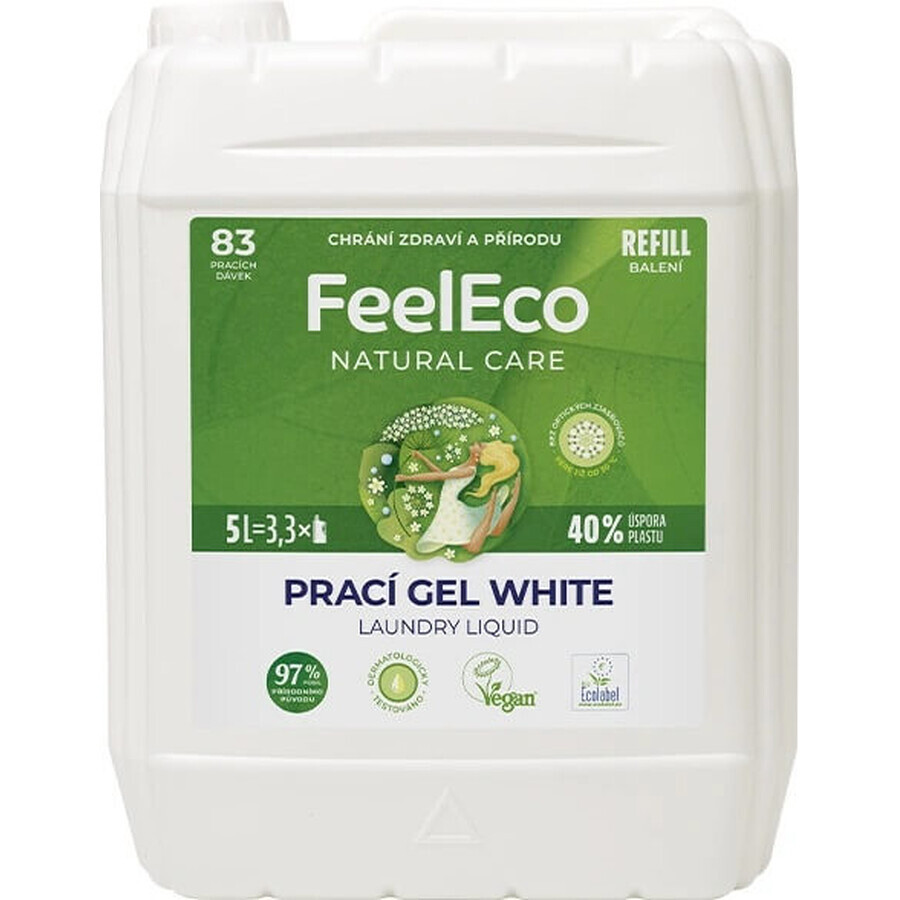 FeelEco Colour Washing Gel (83 lavages) 1×5 l, gel de lavage