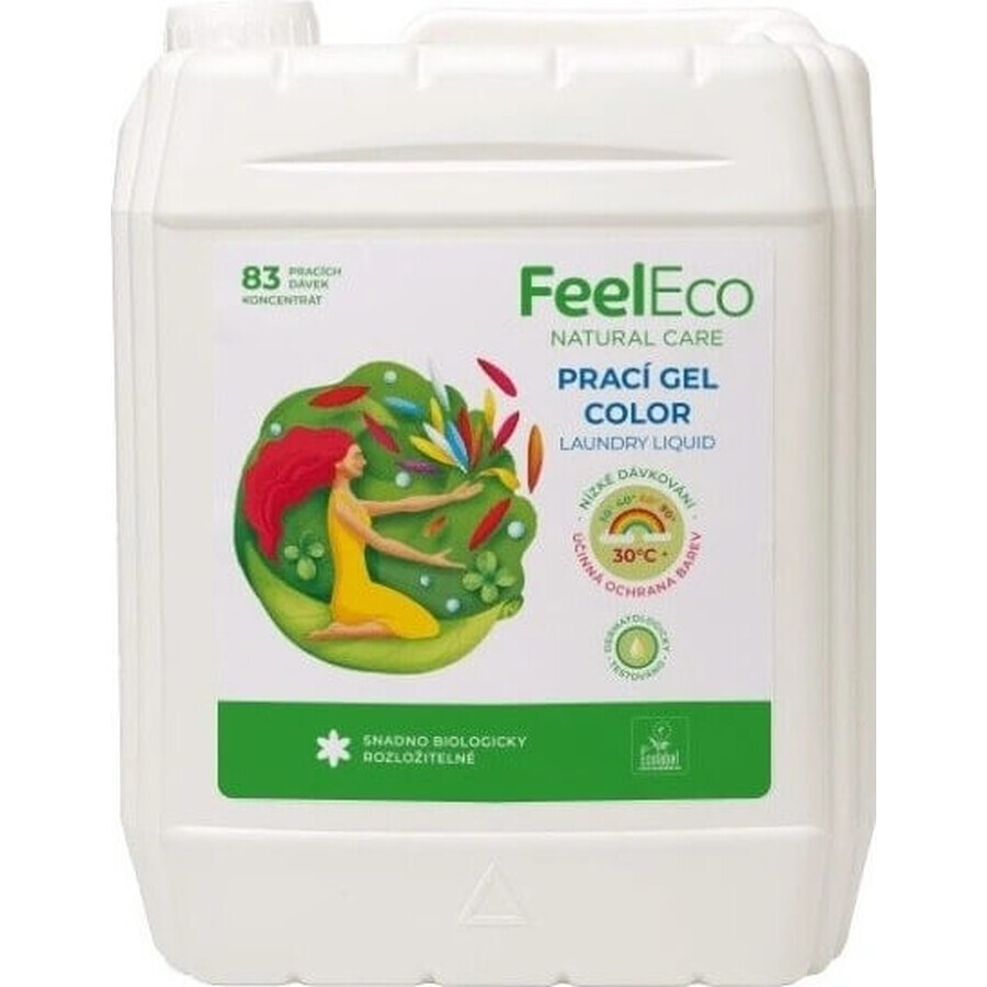 FeelEco Colour Washing Gel (83 lavages) 1×5 l, gel de lavage