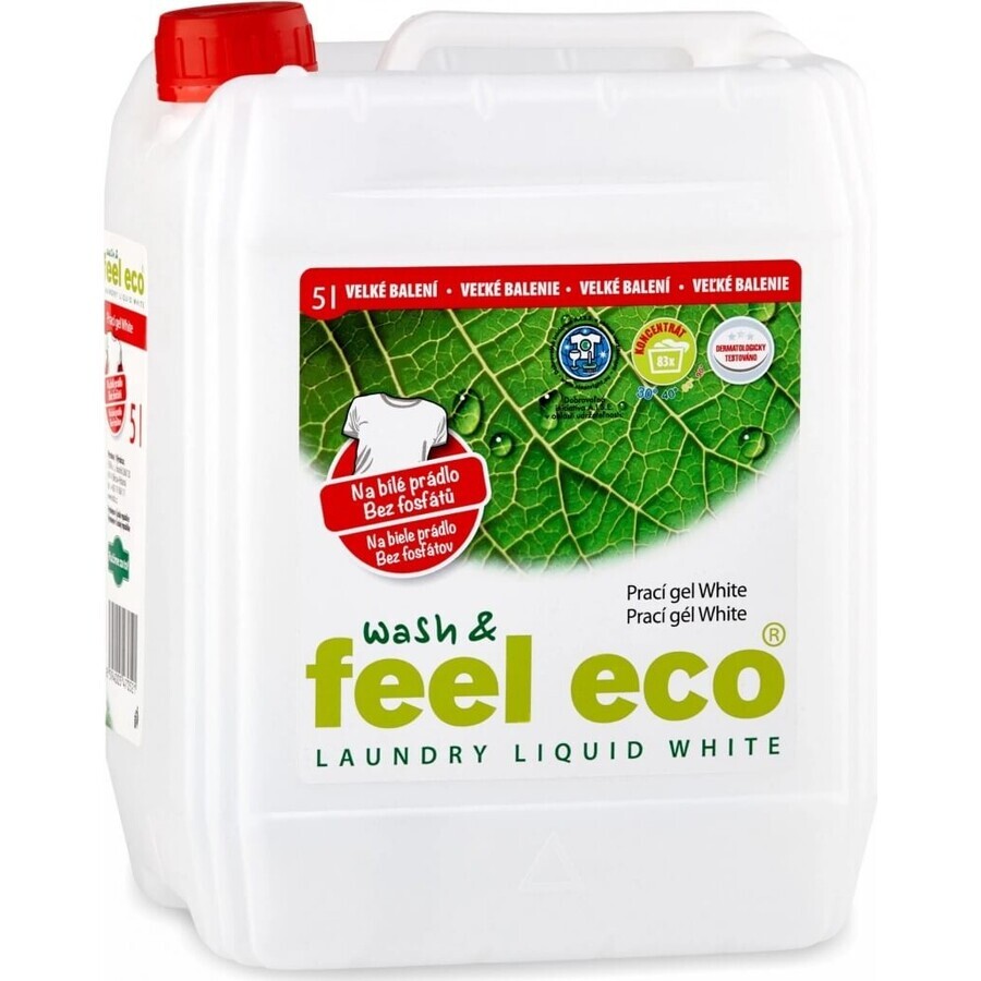 FeelEco Colour Washing Gel (83 lavages) 1×5 l, gel de lavage