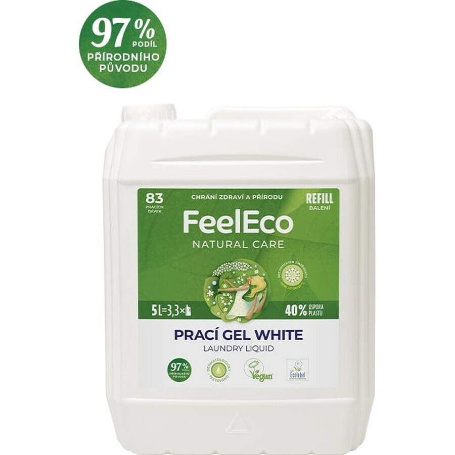 FeelEco Colour Washing Gel (83 lavages) 1×5 l, gel de lavage