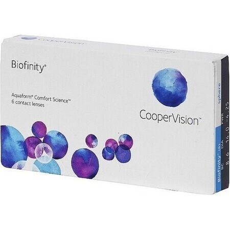 BIOFINITY® Lentes de contacto 1×3 unidades, lentillas mensuales