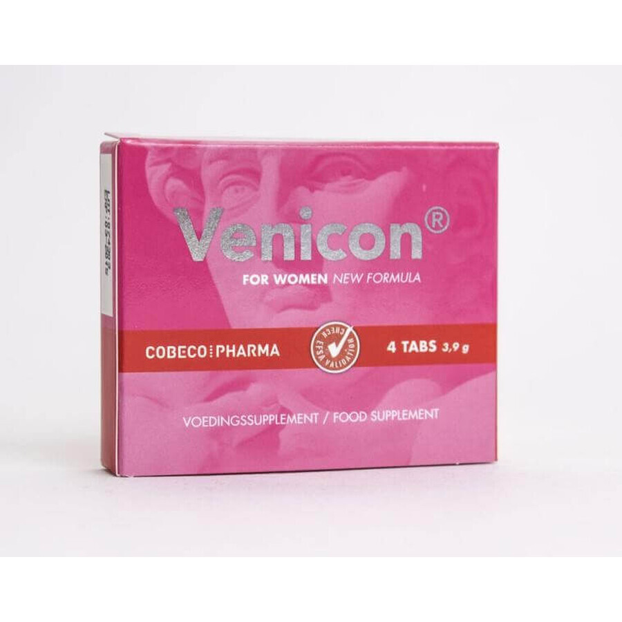 Cobeco comprimés aphrodisiaques Venicon Women 1×4 tbl, pour femmes