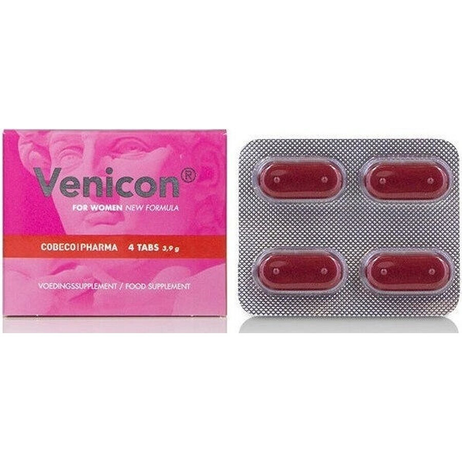 Cobeco comprimés aphrodisiaques Venicon Women 1×4 tbl, pour femmes