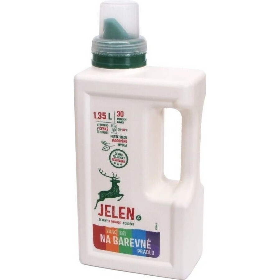 Gel Lavado Ciervo 1,35L Color 30P 1×1,35L, Gel Lavado Color