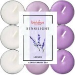 BOLSIUS Sensilight LAVENDER velas de té Sensilight LAVENDER 1×9 unidades, tricolor