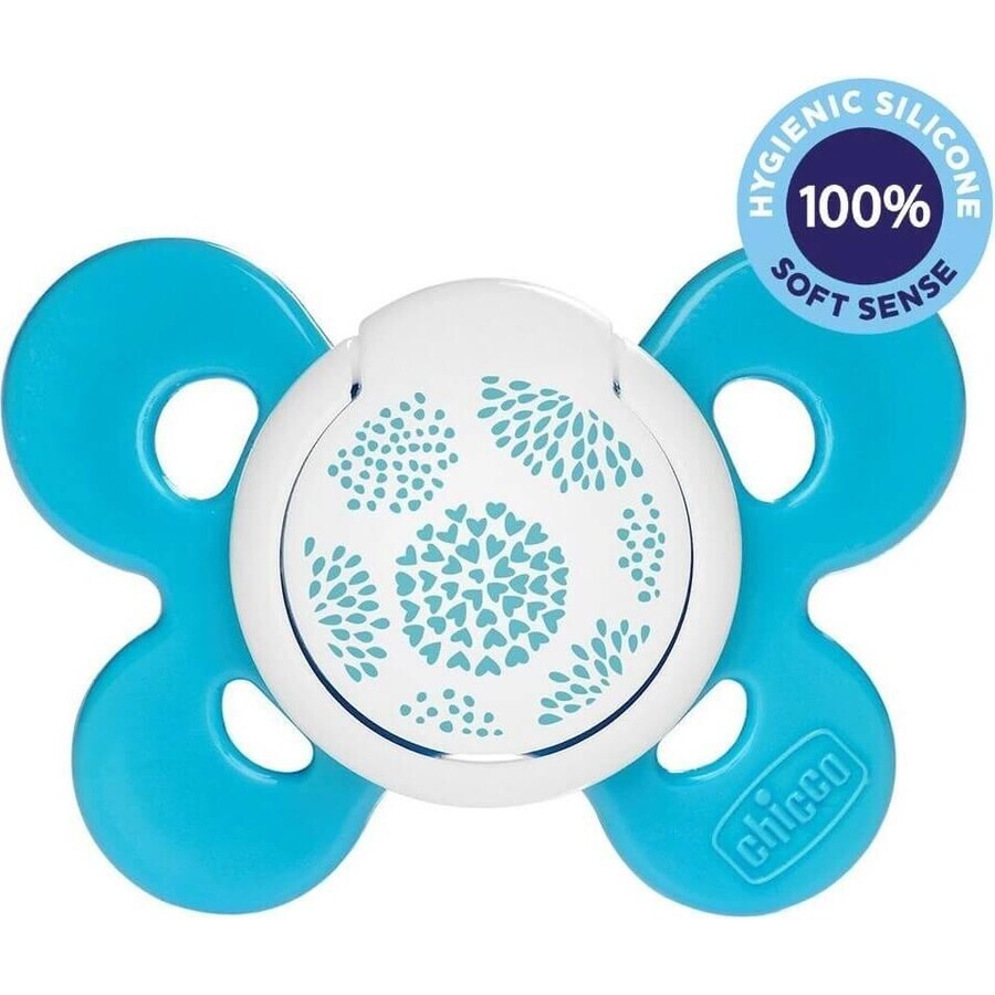 CHICCO Physio Comfort Silicone Soother Boy - Dots 1 pc, 6-16 m 1×1 pc, Boy - Dots, 6-16 m