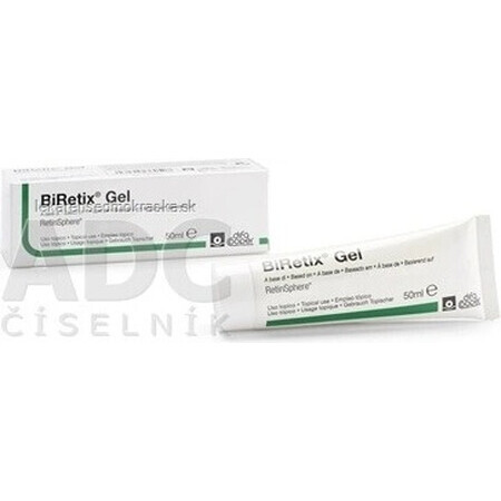 BIRETIX gel 1×50 ml, gel pour peau sèche