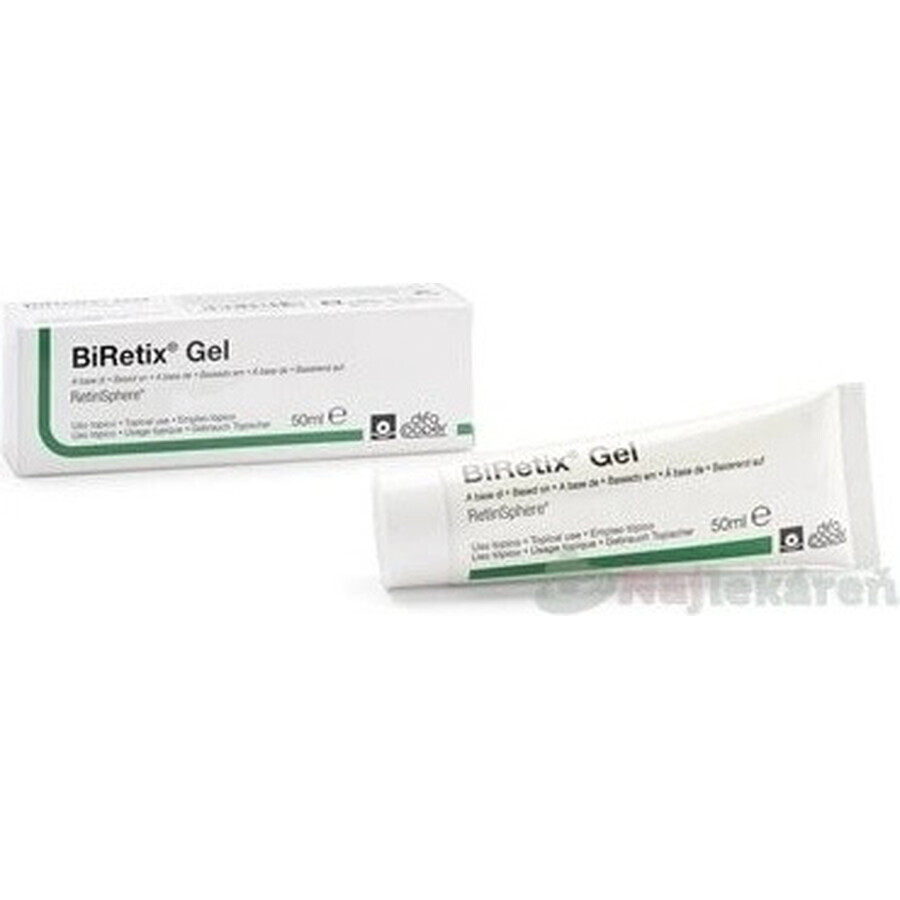 BIRETIX gel 1×50 ml, gel pour peau sèche