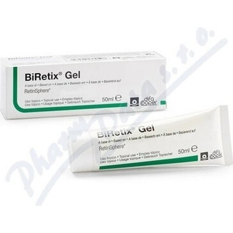 BIRETIX gel 1×50 ml, gel pour peau sèche