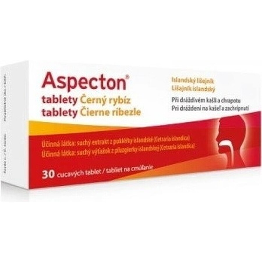 Aspecton Cassis comprimés 1×30 tbl, complément alimentaire