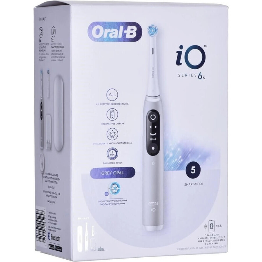 Oral B Oral B iO Series 6 Black 1×1 Electric Toothbrush, brosse à dents électrique