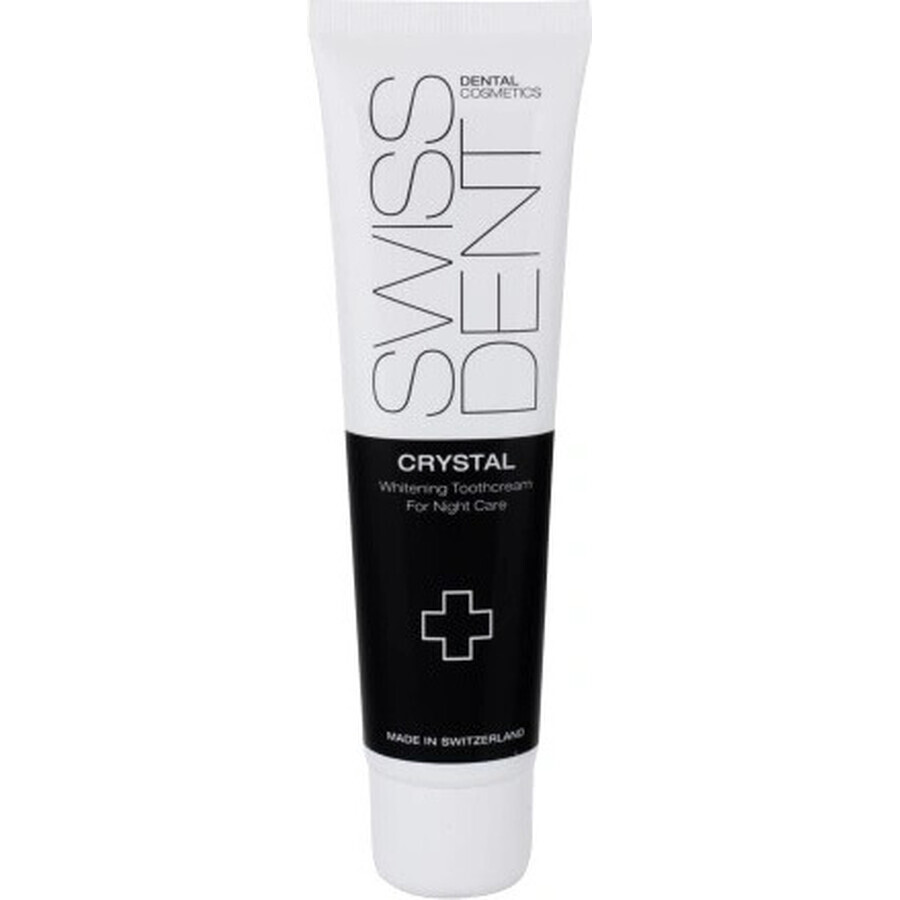 SWISSDENT CRYSTAL 1×100 ml crème dentaire régénératrice