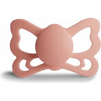 FRIGG Butterfly Anatomical Silicone Soother Pretty in Peach, 0-6m 1×1 buc, suzetă din silicon