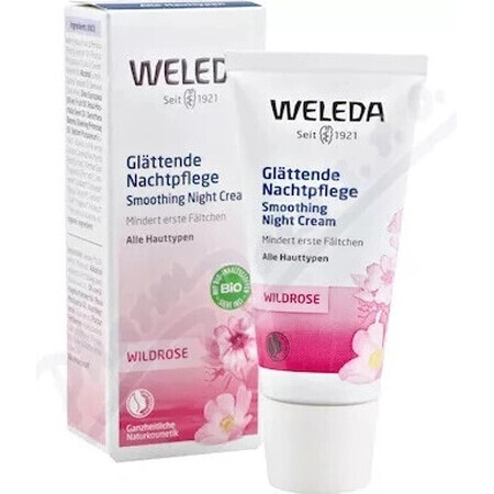 WELEDA Rosa glättende Nachtcreme 1×30 ml, Nachtcreme