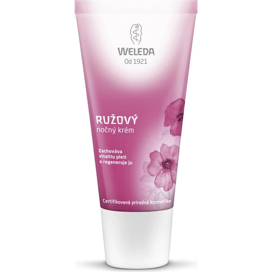 WELEDA Rosa glättende Nachtcreme 1×30 ml, Nachtcreme