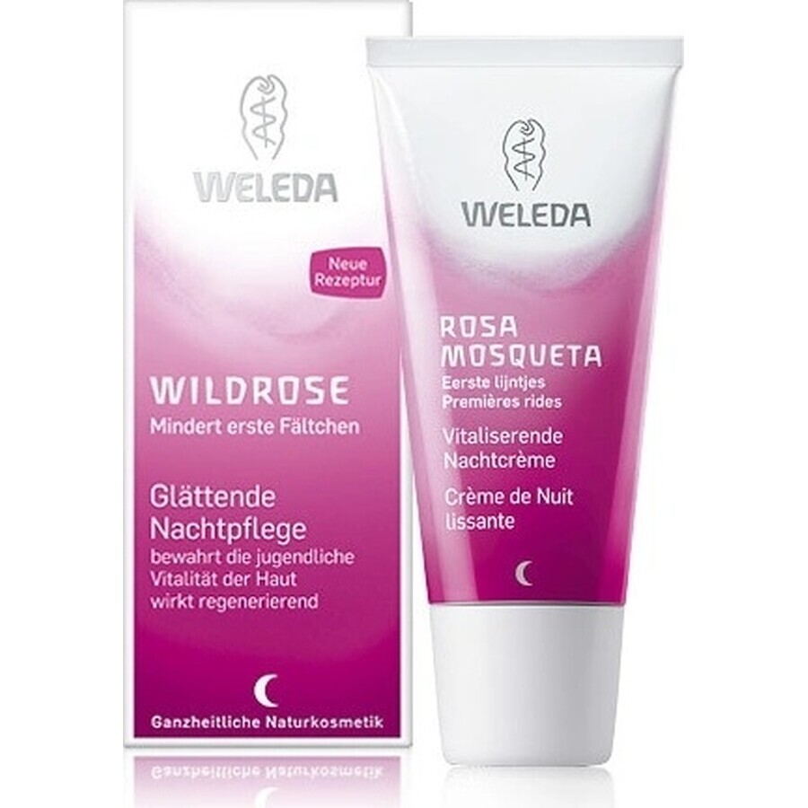 WELEDA Rosa glättende Nachtcreme 1×30 ml, Nachtcreme