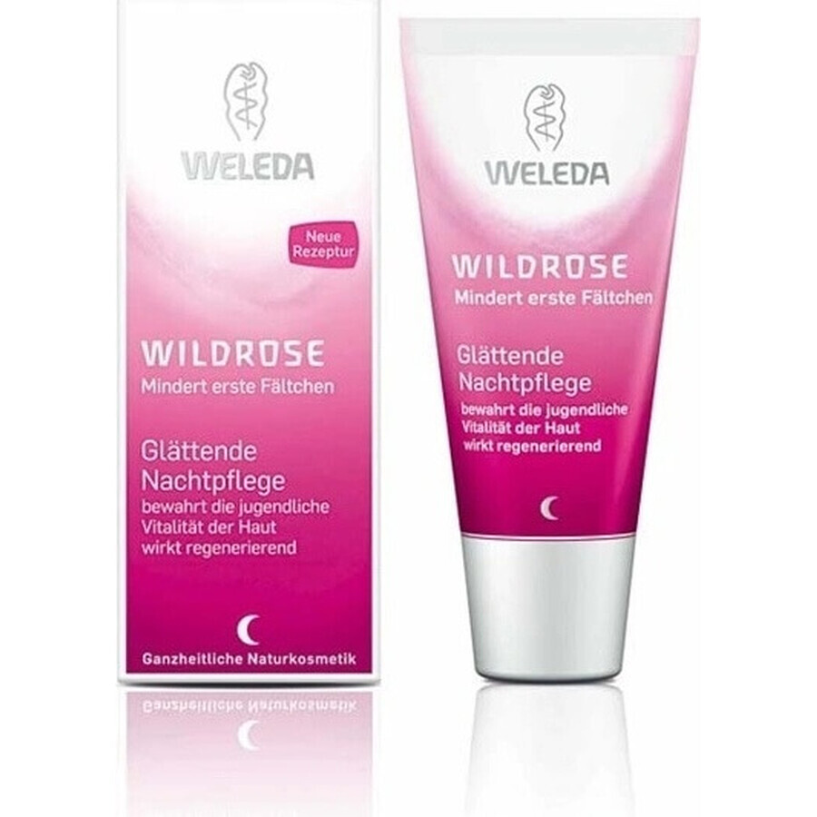 WELEDA Rosa glättende Nachtcreme 1×30 ml, Nachtcreme