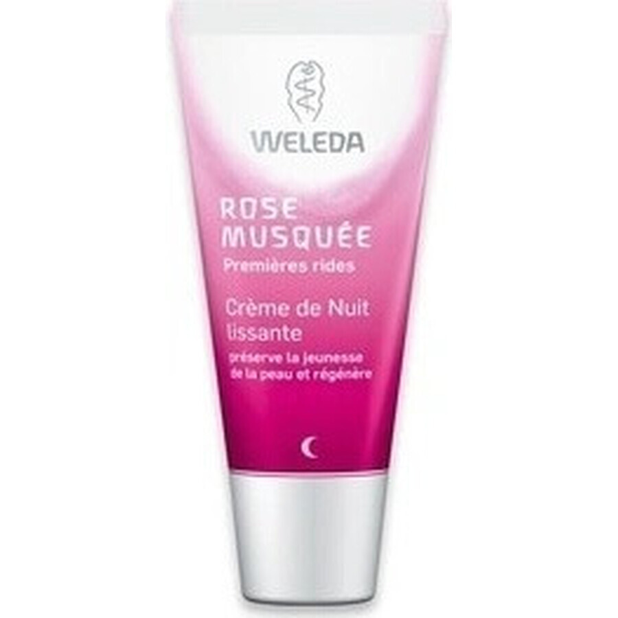 WELEDA Rosa glättende Nachtcreme 1×30 ml, Nachtcreme