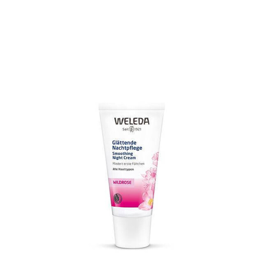 WELEDA Rosa glättende Nachtcreme 1×30 ml, Nachtcreme