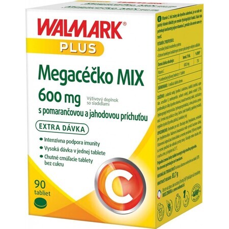 WALMARK Megacečko 600 mg orange 1×90 tbl, complément alimentaire