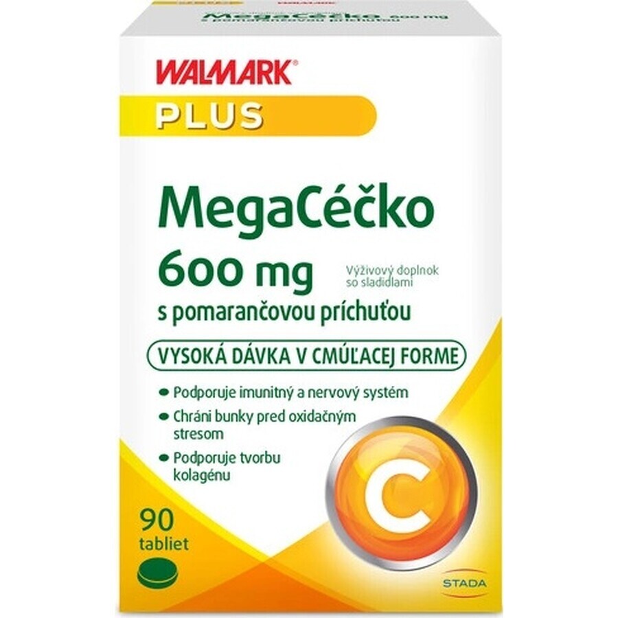 WALMARK Megacečko 600 mg orange 1×90 tbl, complément alimentaire