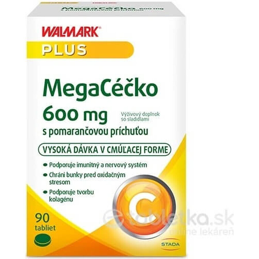 WALMARK Megacečko 600 mg orange 1×90 tbl, complément alimentaire