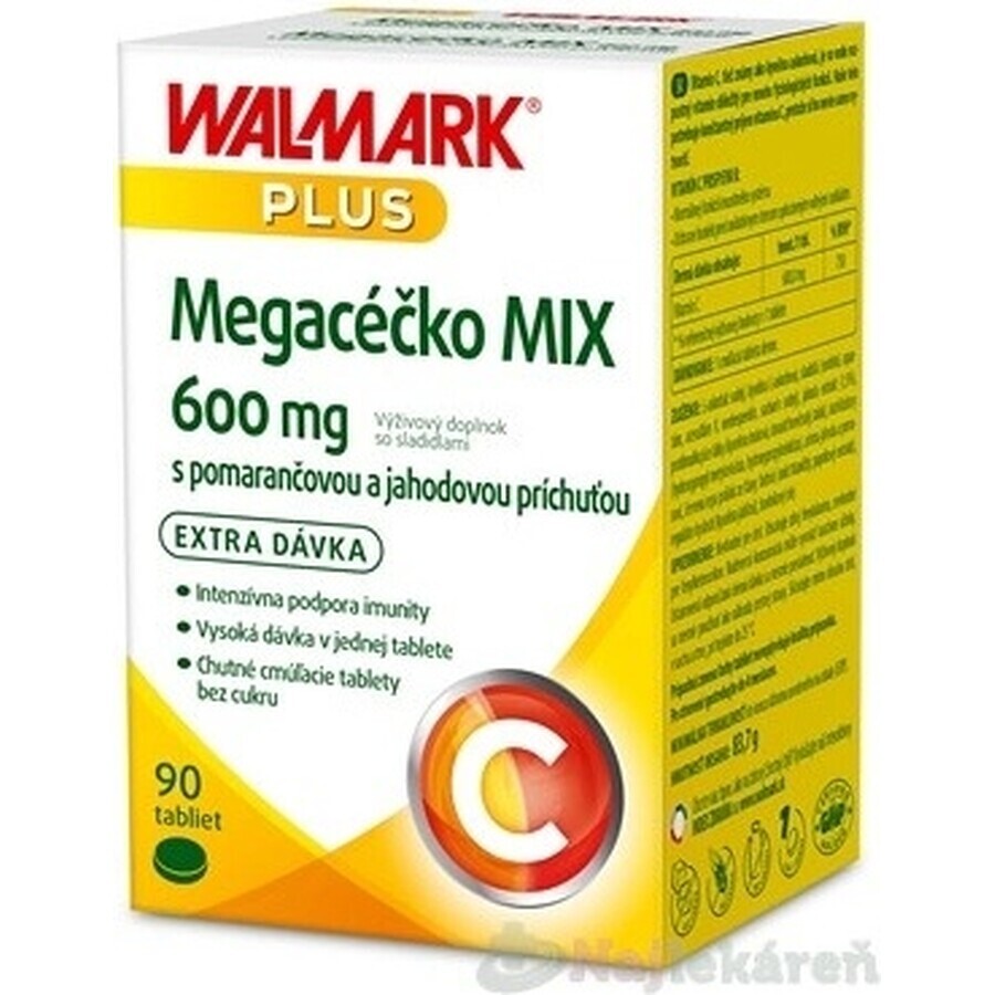 WALMARK Megacečko 600 mg orange 1×90 tbl, complément alimentaire